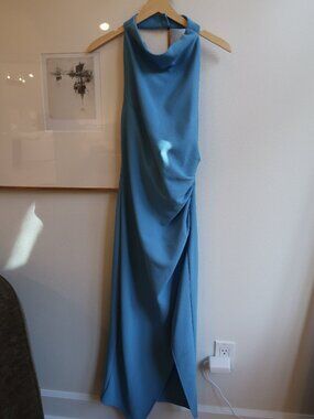 Elliatt Paxton Halter Cowl Neck Sheath Dress